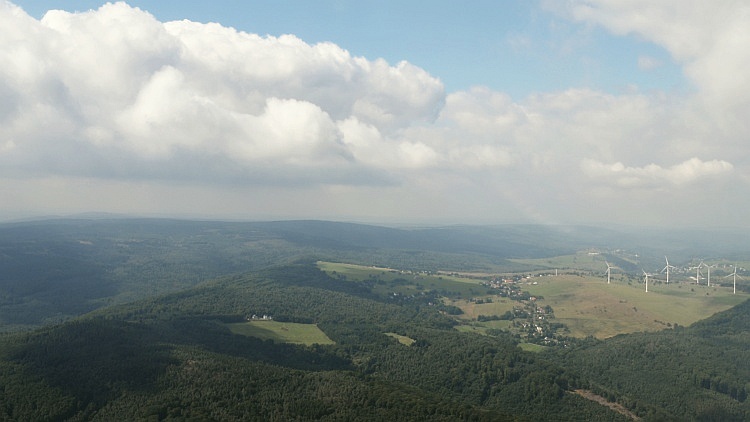 Kamm des Erzgebirges