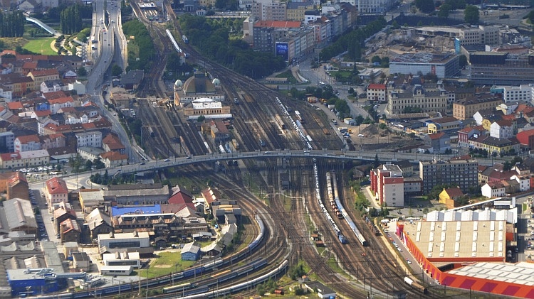 Pilsen, Hauptbahnhof