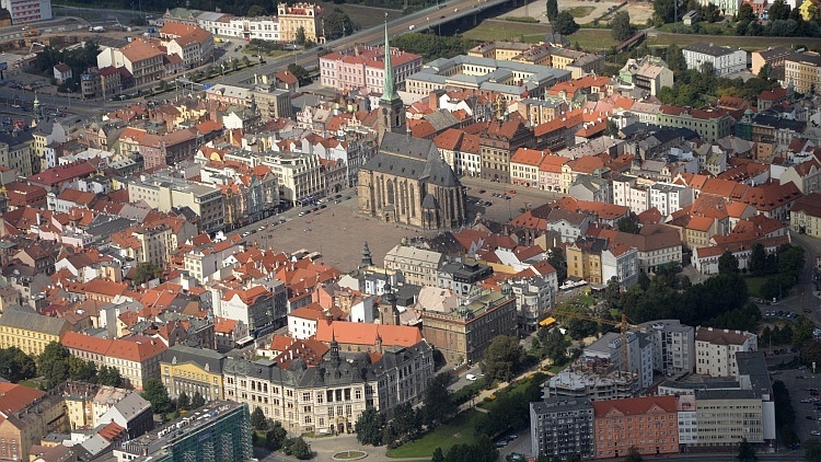 Pilsen, Stadtzentrum