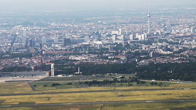 Blick von Süden auf das Berliner Stadtzentrum