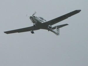DA40 in der Luft