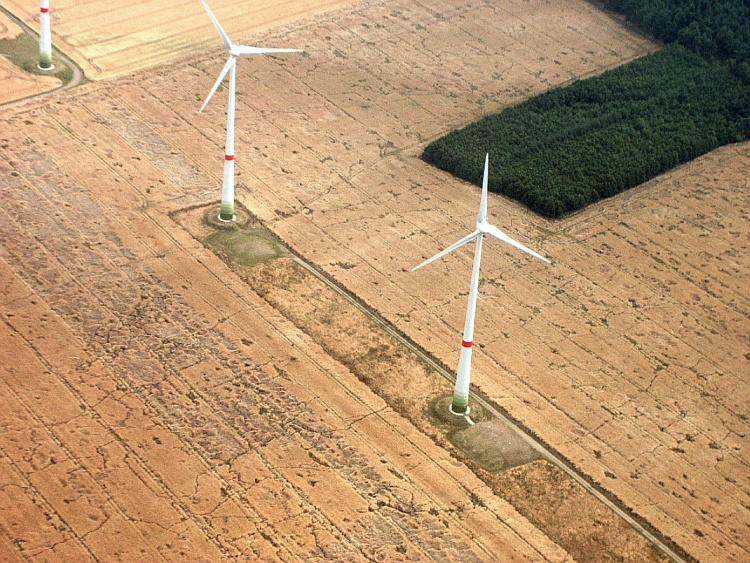 Windkraftanlagen bei Feldheim Windkraftanlagen